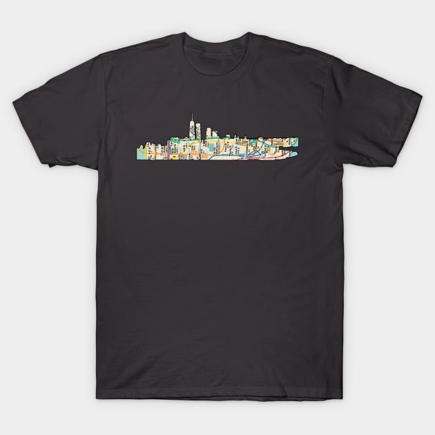 WOrld trade center T-Shirt by Hook Ink